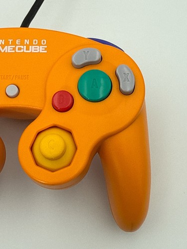 Official OEM Nintendo GameCube Controller Orange DOL-003 Japan - Excellent+ - Picture 5 of 12