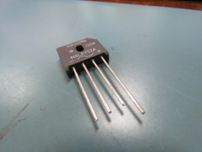 GENERAL INST  KBU4B Qty of 10 per Lot Bridge Rectifier Diode, 1 Phase, 4A, 100V
