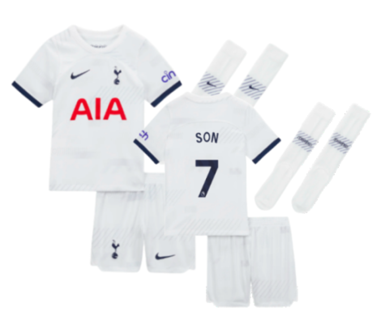 Tottenham Hotspur Mini Kit (Size 34Y) Kid's Nike Football Home Kit
