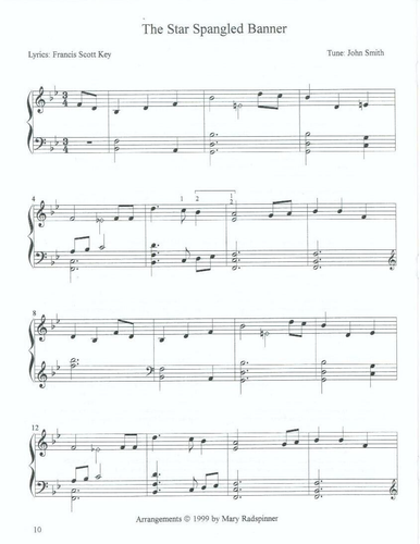 Three Patriotic Pieces Songbook Harp 1999 Mary Radspinner America the Beautiful - Picture 5 of 7