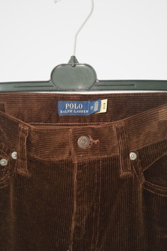 Polo Ralph Lauren brown velvet pants woman S - Picture 4 of 6