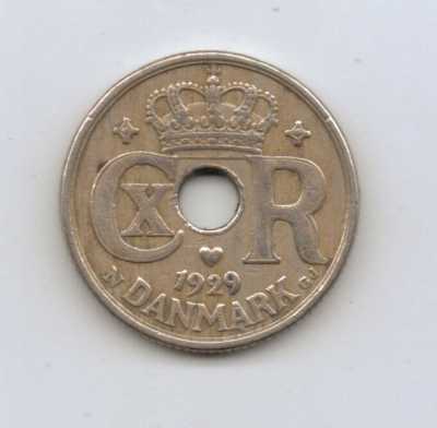 DÄNEMARK - 10 Øre - Christian X 1929 Kupfer-Nickel - 3 g - Ø 18 mm