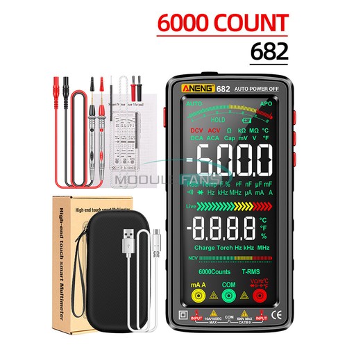 ANENG 683 682 681 Digital Multimeter AC/DC Capacitance Meter Diode Tester Tool - Picture 7 of 48