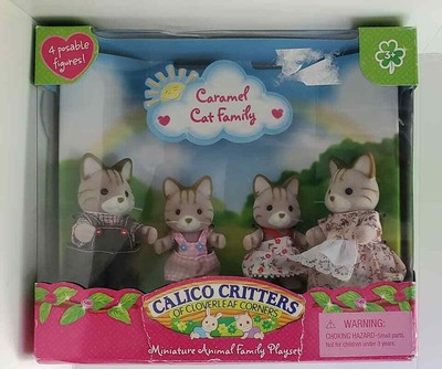 calico critters caramel cat family