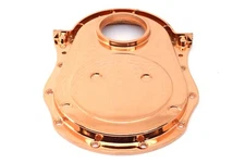 ALUMINUM 1966-90 CHEVY BB 396-402-427-454 TIMING CHAIN COVER SET - COPPER