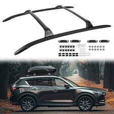 220 LBS Roof Racks Cross Bar Side Rail For Mazda CX-5 CX5 2017-2025 Aluminum