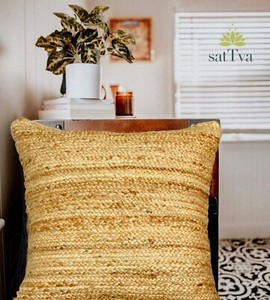 jute pillow covers