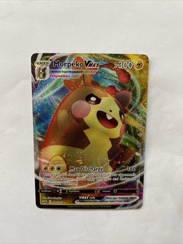 Pokémon TCG Morpeko VMAX Sword & Shield Base Set 080/202 Holo Ultra Rare