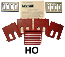 HO - 4 EA. STREET LEVEL ARCHED ENTRY/ WINDOW :"Modular System"- DPM-30101