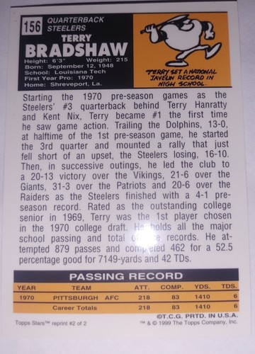 1999 rookie reprint - Picture 2 of 2