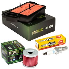 Wartung Set Luftfilter Ölfilter Zündkerze für Suzuki AN 400 Burgman CG 2007-2017