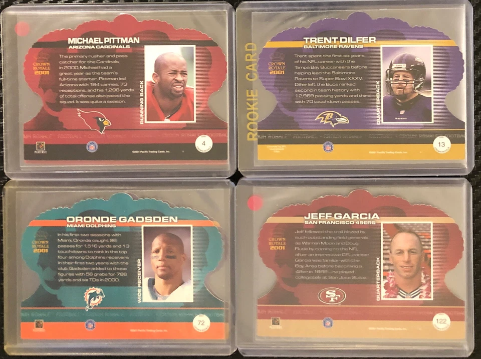 2001 Pacific Crown Royale Football Cards Lot You Pick - Image 2 of 2