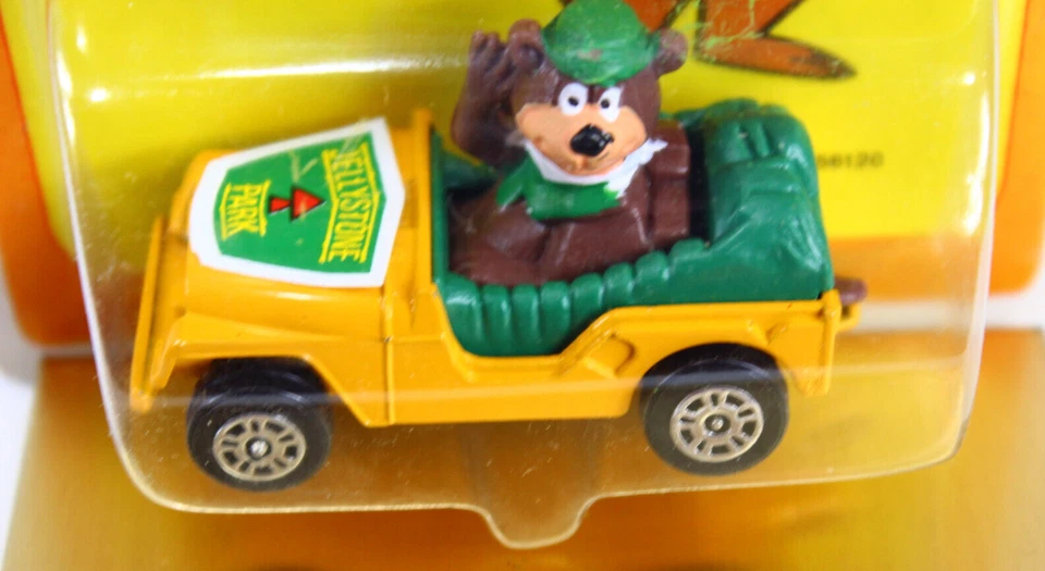 CORGI 1981 Hanna-Barbera Yogi Bear Jeep Diecast Car Yellow MIP Vintage NOS - Image 2 of 4