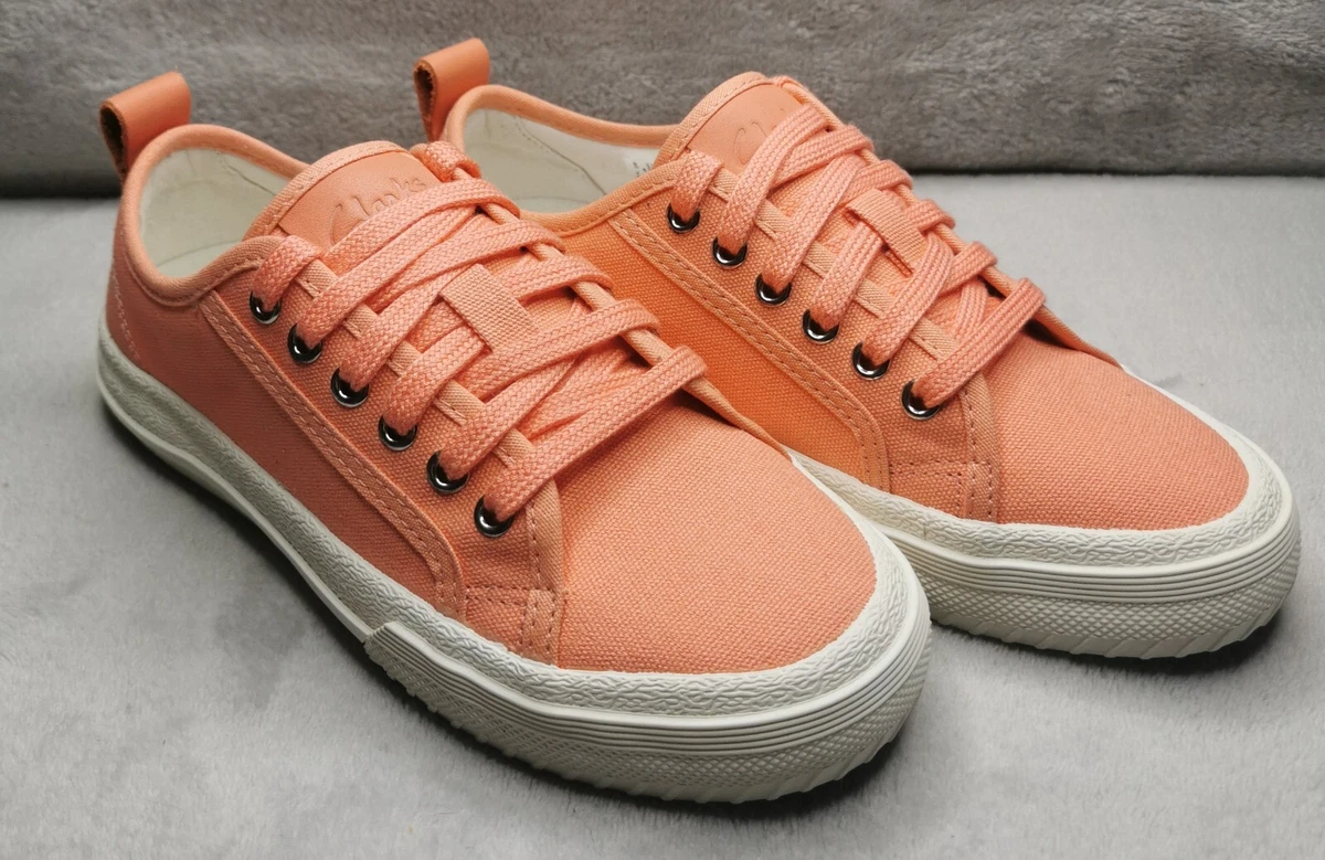 Clarks wide top fitting trainers