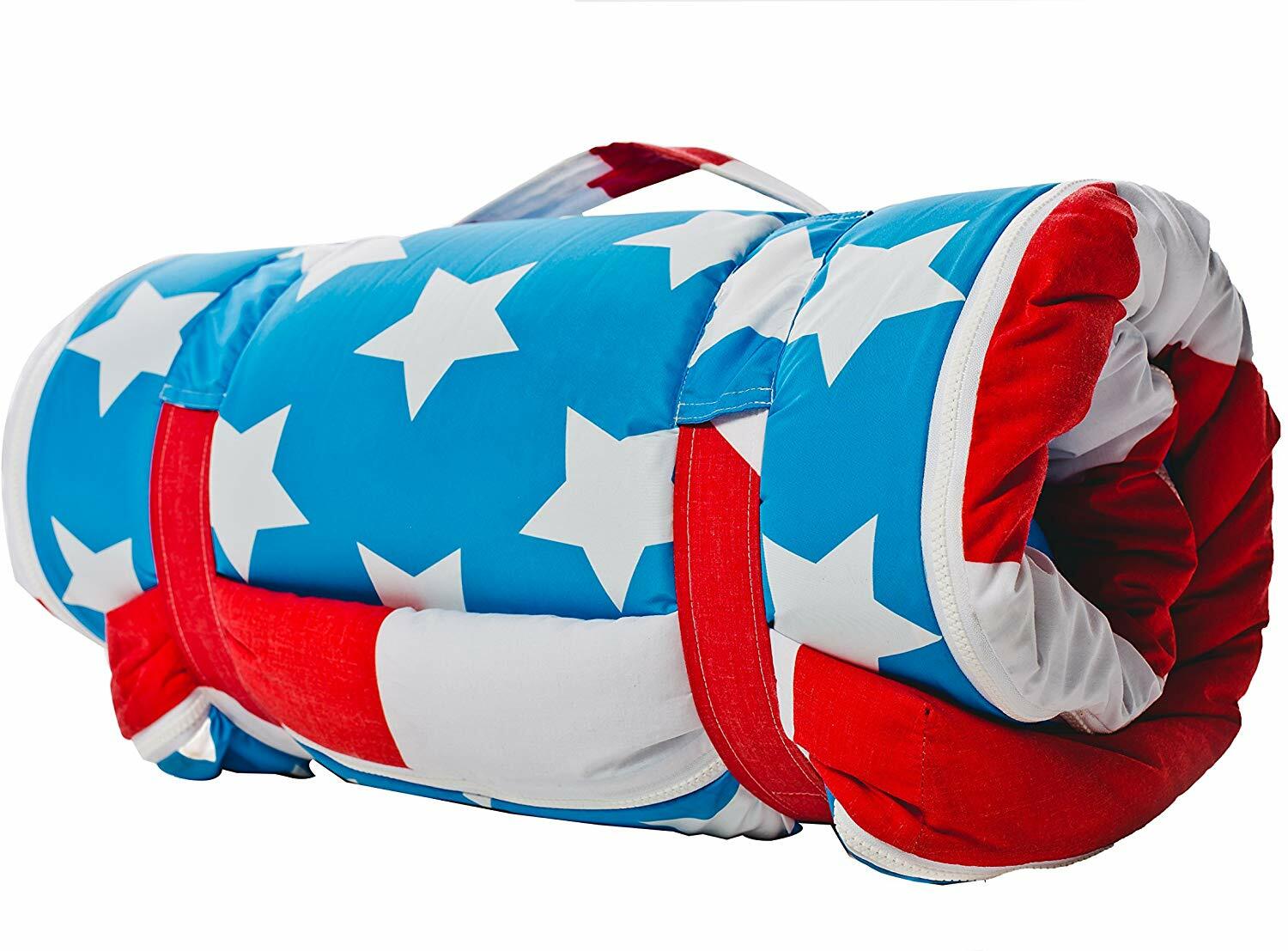 Child Travel Bed Portable Foam Mattress Pillow Sleeping Bag Easy to Use Quambee eBay