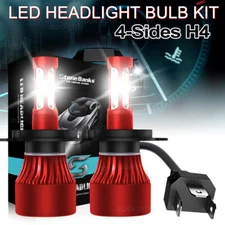 9003 H4 LED Headlight Bulbs Kit 10000W 1000000LM Hi/Lo Beam Super Bright White