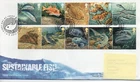 GB - First Day Cover - FDC -2014 Sustainable Fish - Pmk  Fishguard