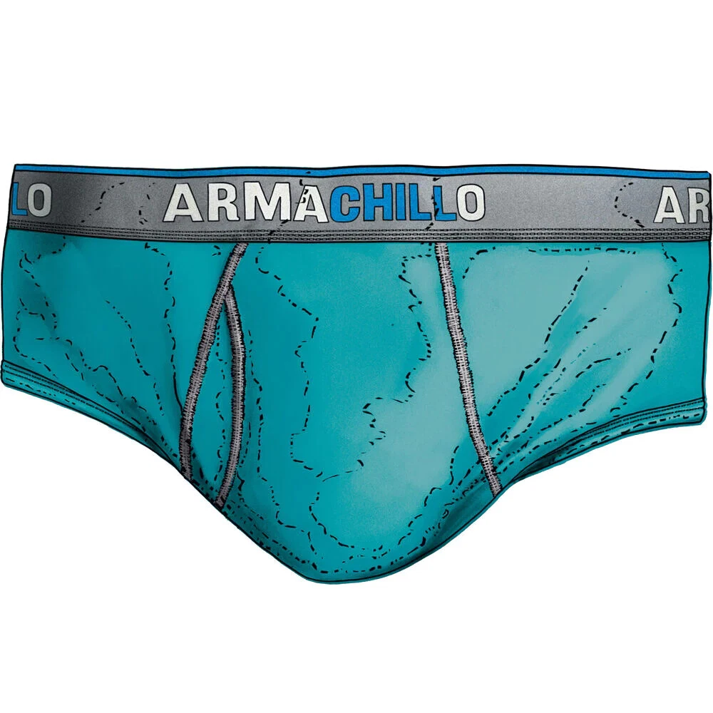 Duluth Trading Co Mens Armachillo Cooling Briefs in Lagoon 15274