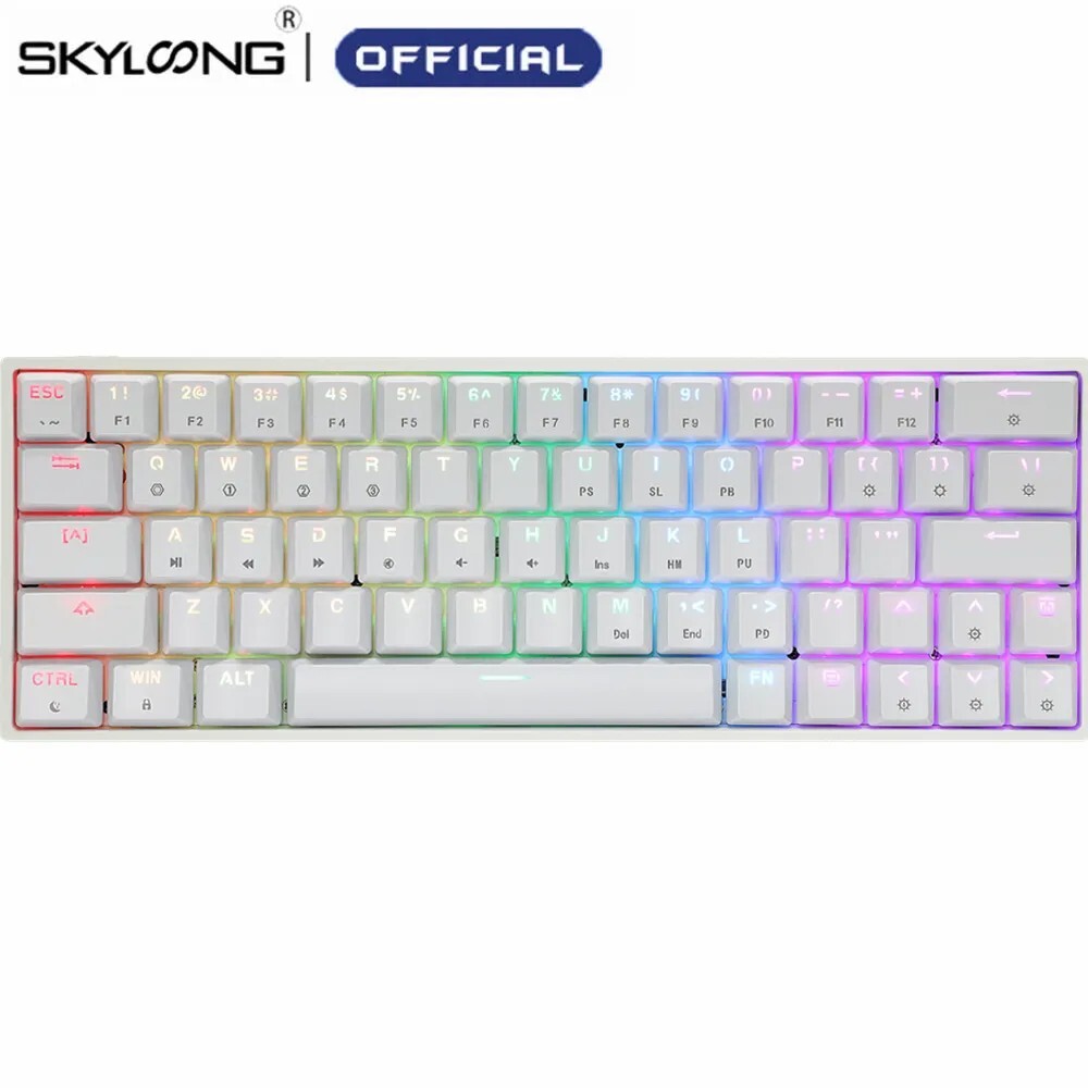 SKYLOONG GK64 64 Keys Mini Mechanical Keyboard 60% SK64 Optical