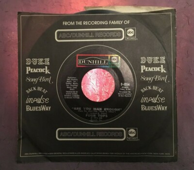 FOUR TOPS  ''ARE YOU MAN ENOUGH'' / ''PEACE OF MIND'' 7''/ 45RPM 