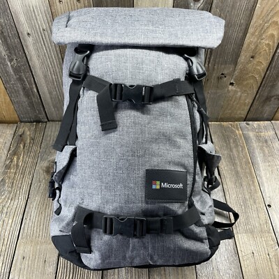Microsoft Origaudio Penryn Pack Backpack Gray Employee Issued 25 L Storage  VCG