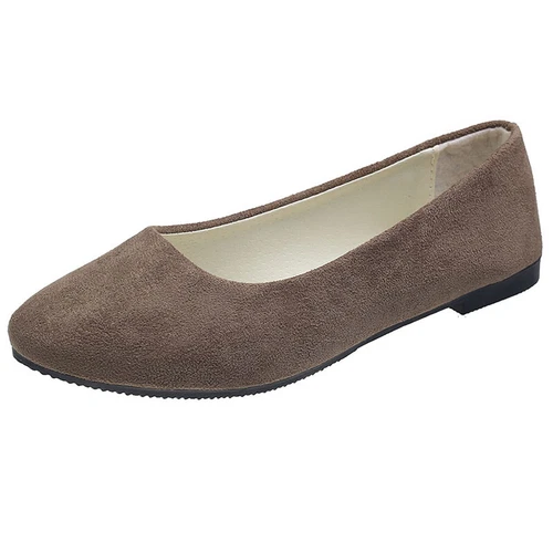 Ladies Dress Flats Slip On Pumps Dance Women Low Heel Cozy Shoes Casual Fashion - Bild 11 von 53