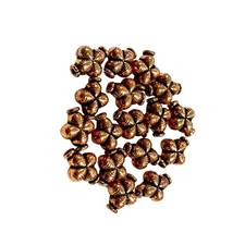 Copper Bali Beads, Solid Copper Handmade Beads, Copper Spacer Beads, Oxidized co