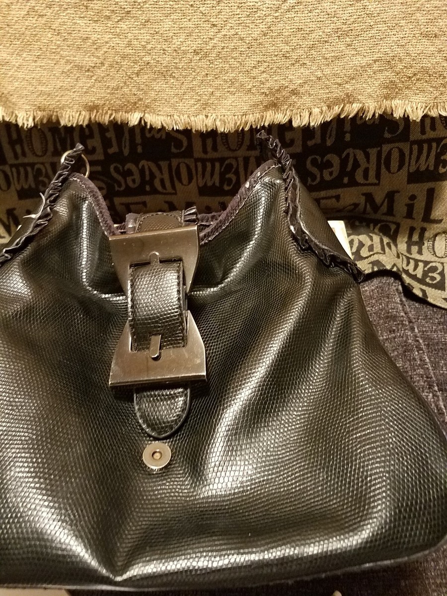 The Limited Black Purse Hobo Shoulder Bag Vintage Y2k Buckle  display picture 1