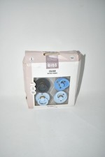 BIBS Colour Pacifiers, 4 Pack, Size 1 0-6M, Natural Rubber Latex, Blue Colors, N