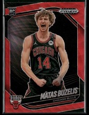 2024-25 Panini Prizm Black #41 Matas Buzelis Ruby Wave