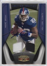 2009 Donruss Gridiron Gear Next Generation 17/25 Andre Brown #33 Auto he0