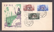 1949 Spanish Morocco IFNI FDC cover UPU