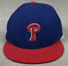 Philadelphia Phillies Hat New Era Youth Size 6 3/4 Fitted Cap Kids Blue 59Fifty