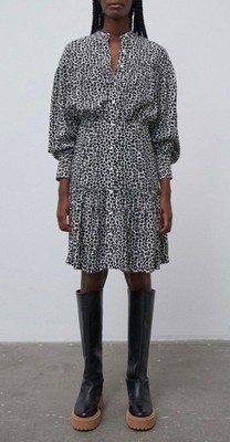 By Malene Birger Reianna Shirt Dress Black White DK44 UK16 NWT