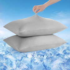 Avolare Cooling Pillow Cases Queen Size Set of 2,Arc-Chill 3.0 Cool Pillowcases