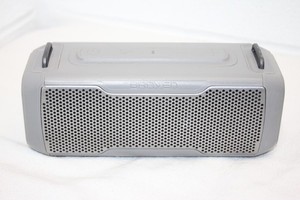 BRAVEN BRV-X/2 WIRELESS BLUETOOTH SPEAKER GRAY WORKS! SOUNDS GREAT!