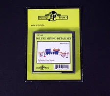 Durango Press DP-44 Deluxe Mining Detail Set, NOS HO Scale Detail Parts Set