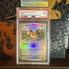 Pokemon Eevee #074 Master Ball Reverse Holo Prismatic Evolution PSA 9 MINT