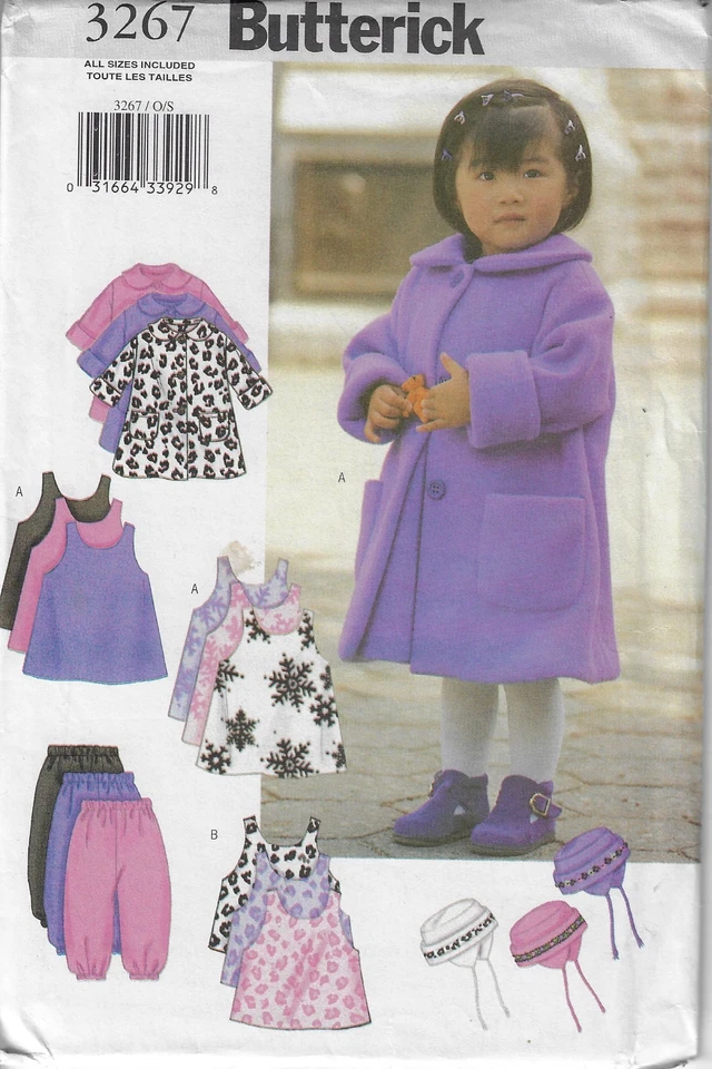 Buyers Choice: Children's Jackets, coats, hats, Poncho sewing patterns, Uncut - Image 4 of 4