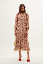 RIXO Raven Midi Dress