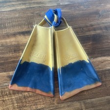 Scott Hawaii Vtg Rubber Fins Boogie Board Large Surf Tiki Decor Scott Hawaii Vtg Rubber Fins Boogie Board Large Surf Tiki Decor