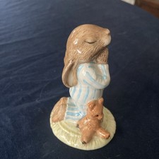 Royal Doulton Bedtime Bunnykins Made In England 1986 3.5