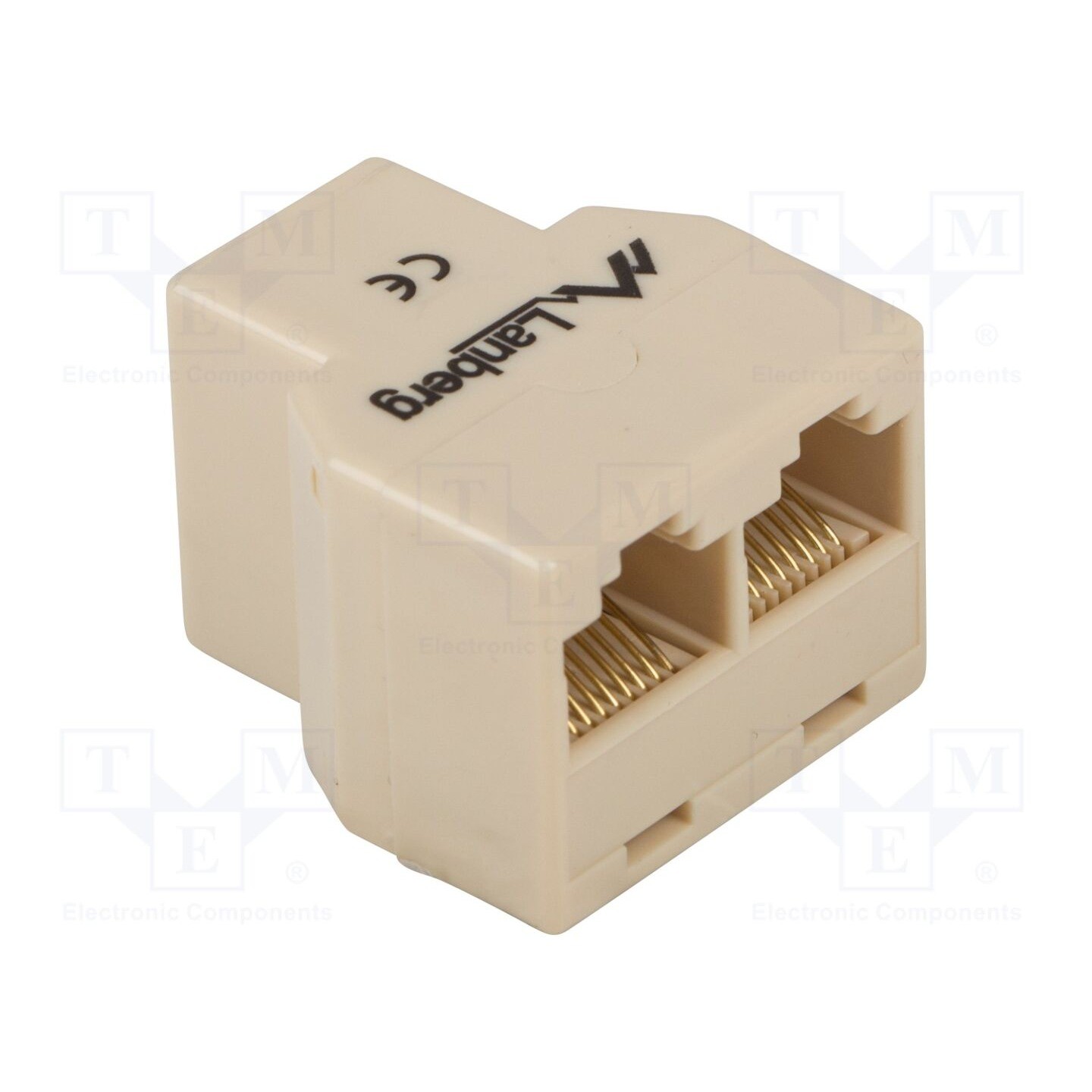 3 Stück LANBERG AD-RJ45-2RJ45-OU Verteiler