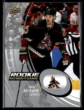 2022-23 Upper Deck Trilogy Hockey Rookie Renditions #RR-30 Jack McBain Rookie RC