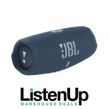 JBL Charge 5 Portable Waterproof Bluetooth Speaker w/ Built-In Powerbank Blue 