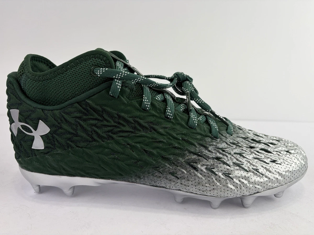 Under Armour UA Renegade Mid D SMS Sample Football Cleats Men’s 9 NEW RARE Under armour Green 9 US Football Shoes & Cleats for Men for  main image 2