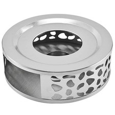 Chauffe-Thé Chauffe-Café en Acier Inoxydable avec Porte-Bougie Chauffe-Plat4916