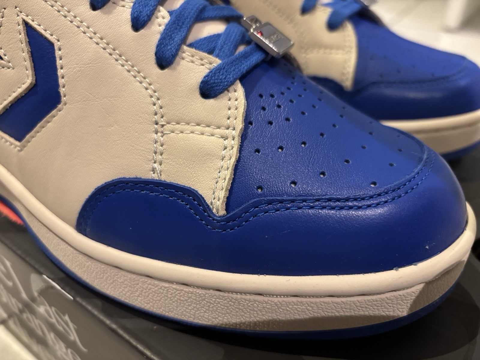 Stranger Things X Converse Weapon Mid (A17934C-101) UK12 Laser Blue - BNIB image 9
