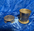 Vintage Collapsible Cup Fred Harvey marked "FH" and "PRICE 25¢" — photo 3