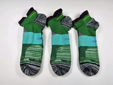Bombas Hex-Tec Athletic Ankle Socks Lot Of 3 Pairs Size L